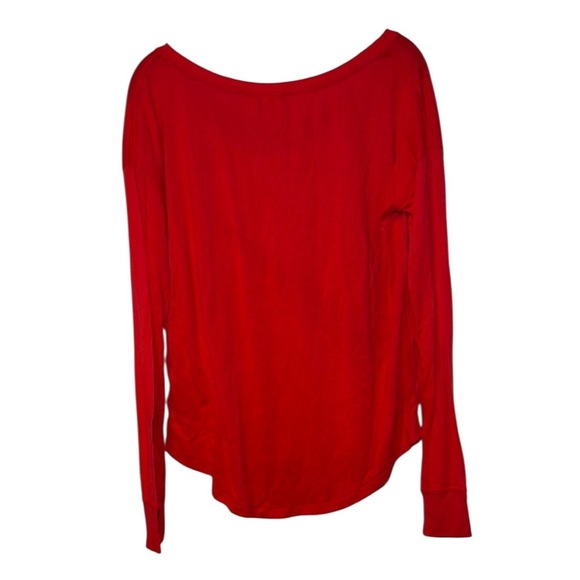 Nike Woman’s Long Sleeve Scoop Neck Round Hem Shirt Size Large - Picture 6 of 7